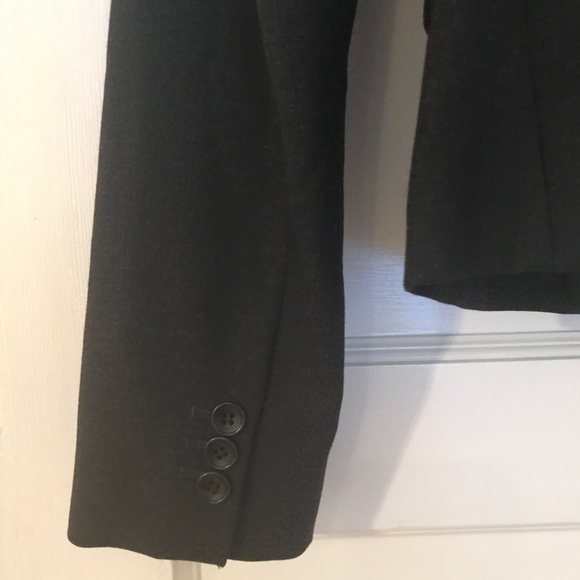 Calvin Klein Size 2 Wool Black Blazer - Picture 4 of 7